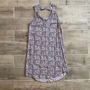 Gap Shift Dress Paisley Mediterranean Size XS